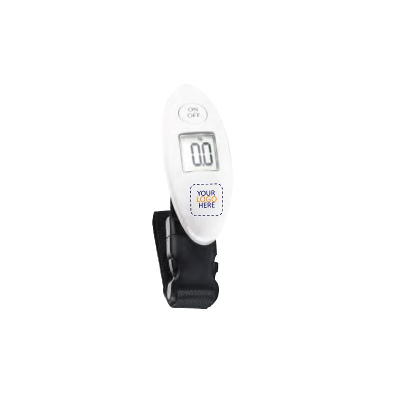 Digital Luggage Scale - White with Logo